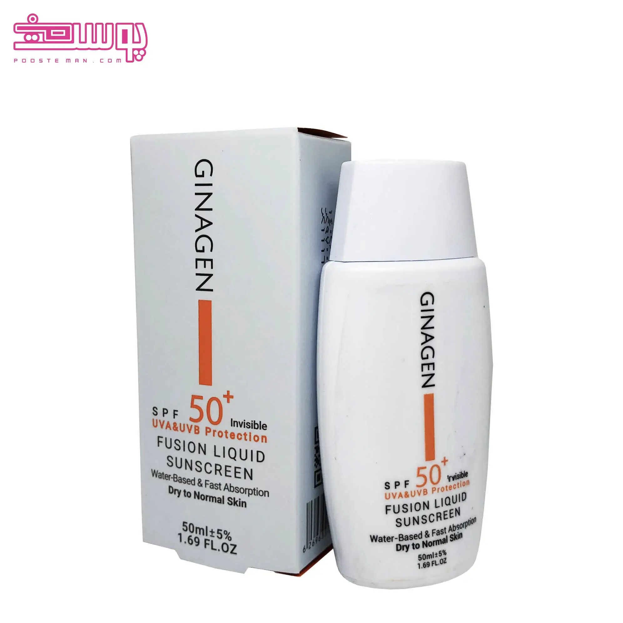 ضد آفتاب ژیناژن مناسب پوست خشک حجم 50ml