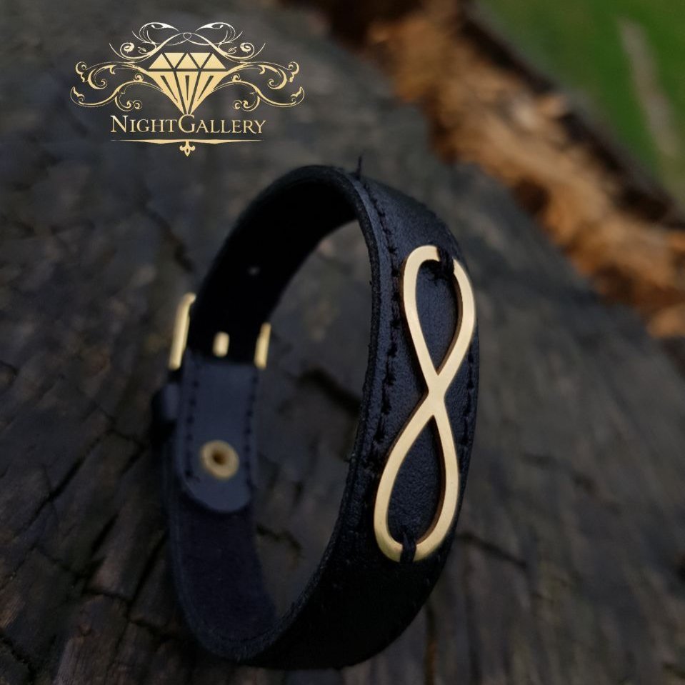 دستبند چرمی بی نهایت
