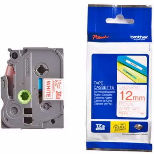 برچسب لیبل پرینتر برادر مدل TZe-232