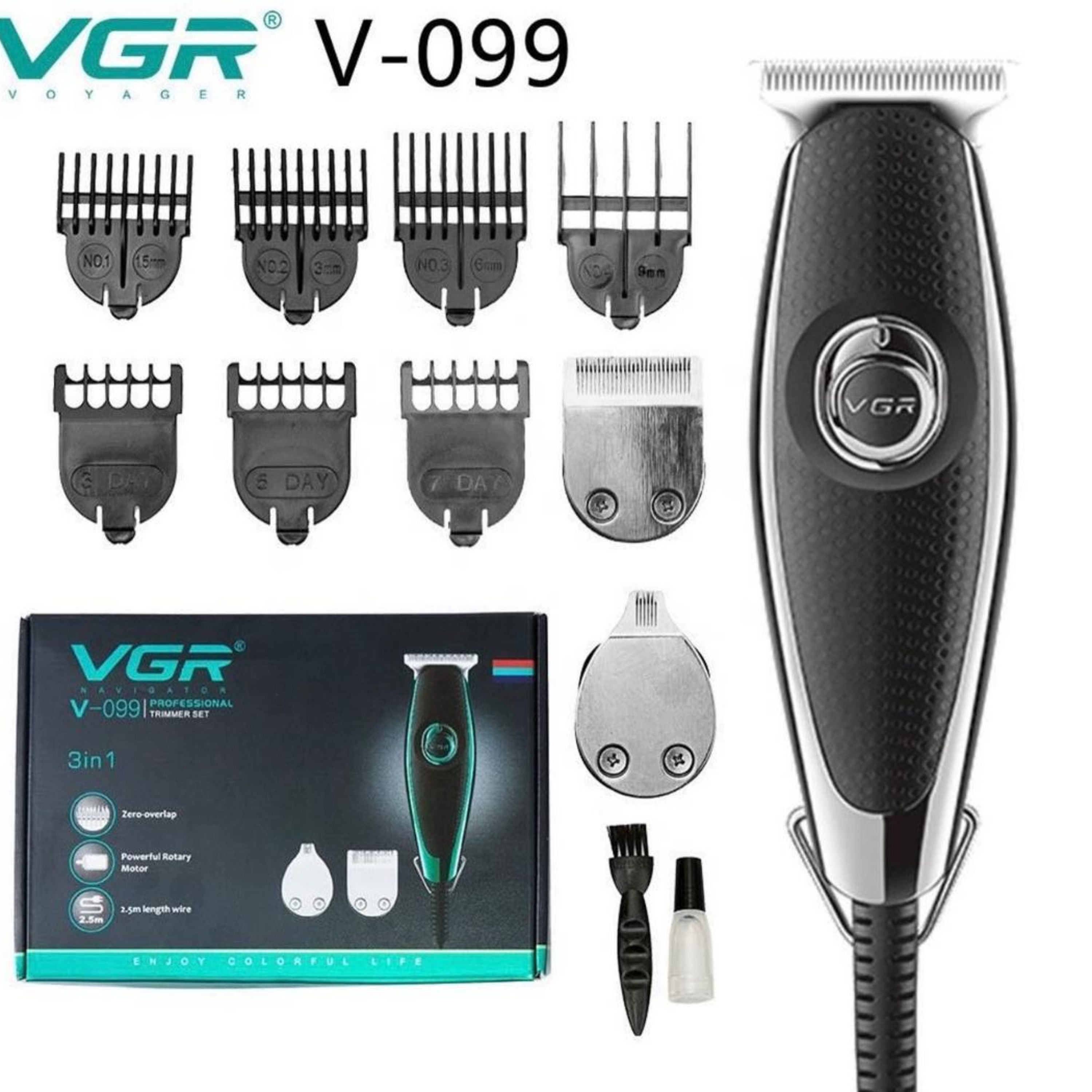 ریش تراش و خط زن برقی وی جی آرV 099