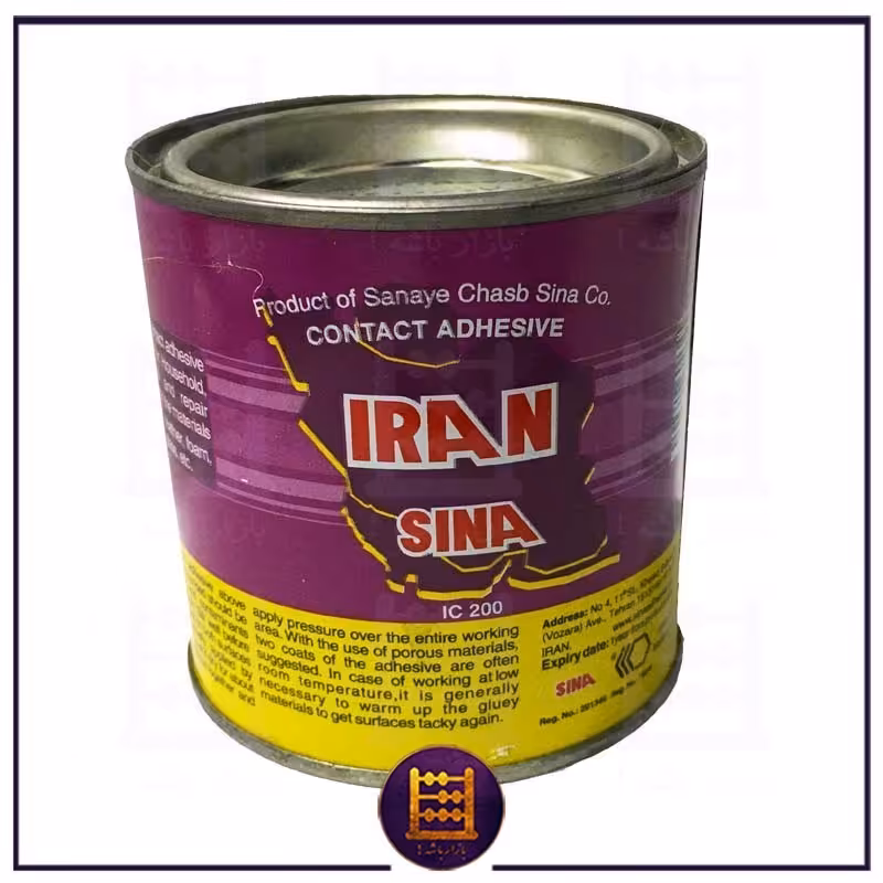 چسب آهن حلبی سینا مدل IC200 وزن 160   گرم همه کاره مناسب چرم فوم مقوا و پارچه