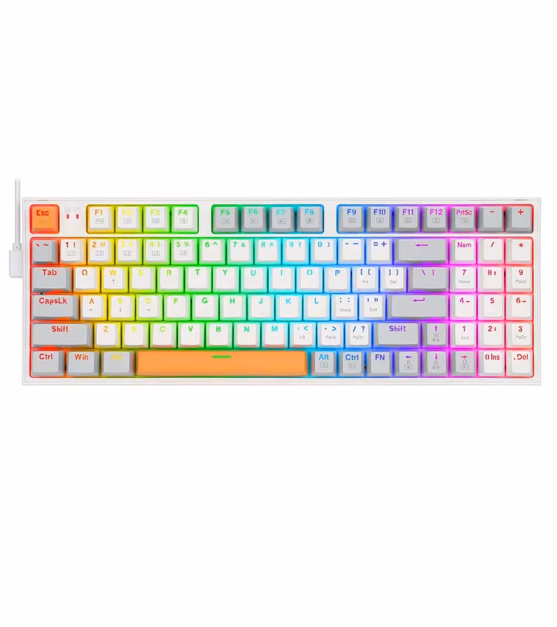 خرید کیبورد ردراگون Redragon Kitava K636 WGO RGB با بهترین قیمت