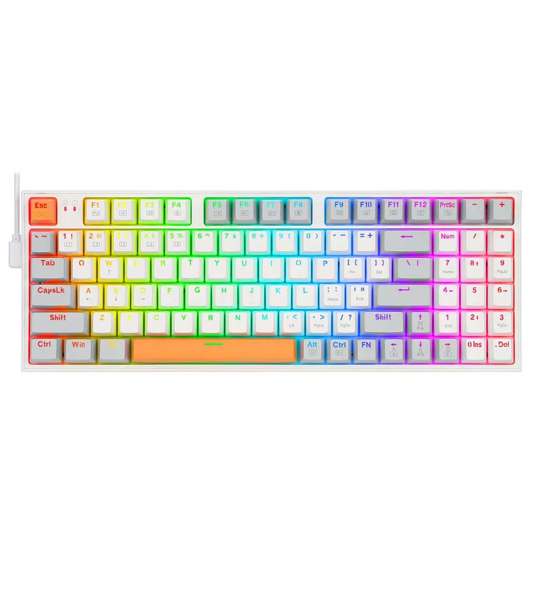 خرید کیبورد ردراگون Redragon Kitava K636 WGO RGB با بهترین قیمت