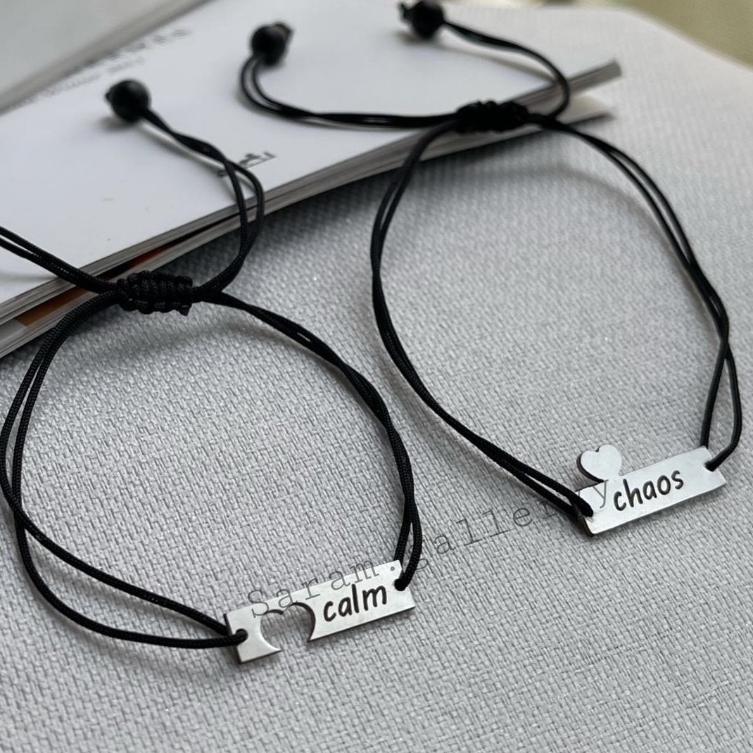 دستبند دوستی مدل قلب