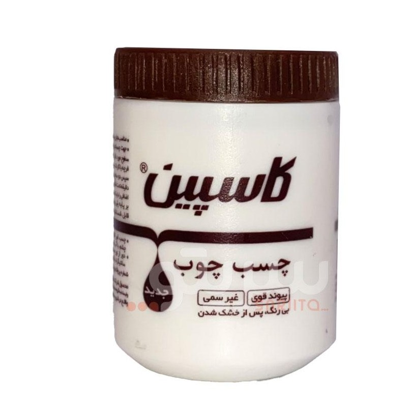 چسب چوب کاسپین شفاف 450 گرمی