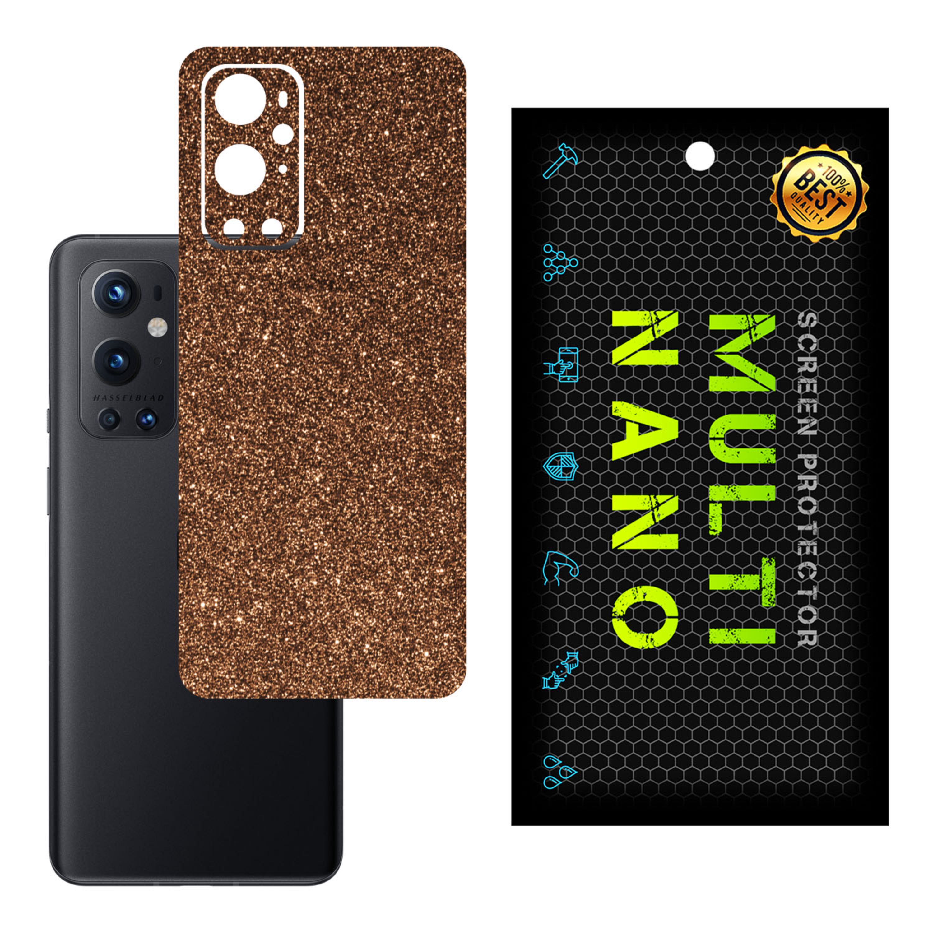 برچسب پوششی MultiNano مدل X-G1F-Bronze برای پشت موبایل وان پلاس 9 Pro
