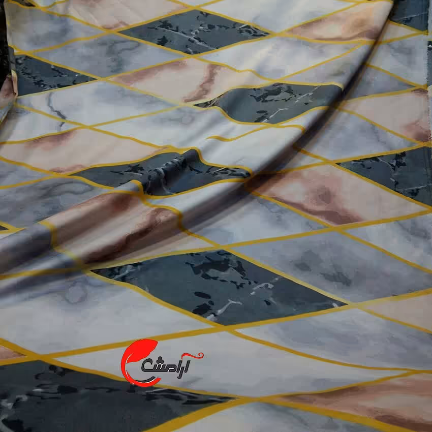 پارچه ملحفه  طرح هندسی لوزی 