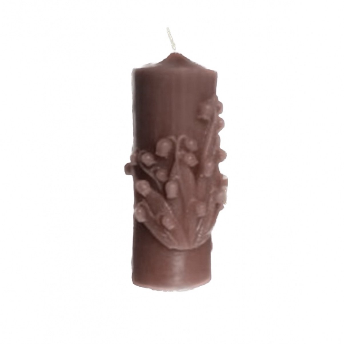 شمع استوانه ای گلدار