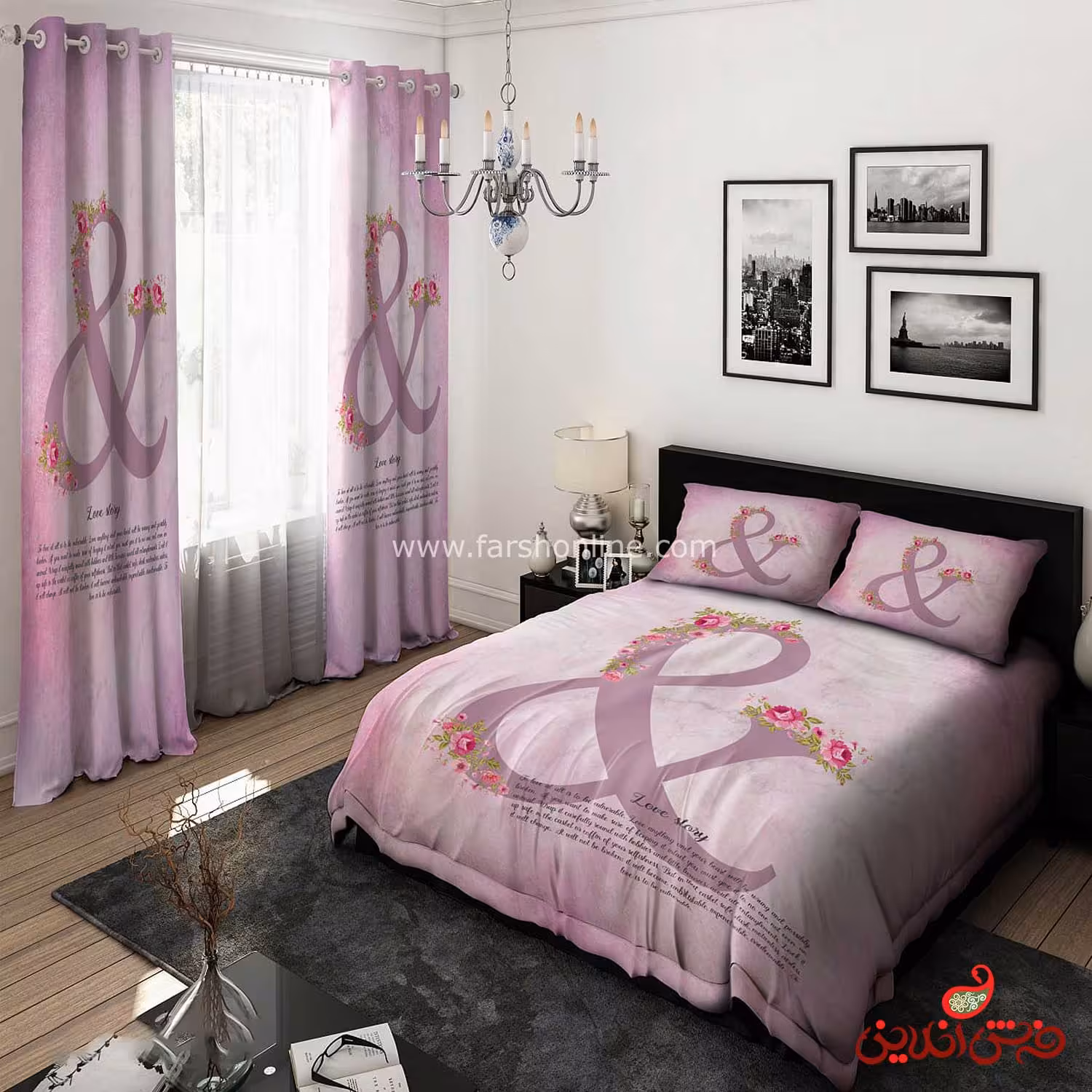 روتختی طرح نوشته عاشقانه انگلیسی کد 15357