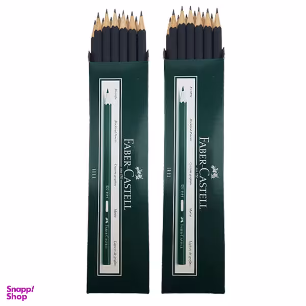 مداد مشکی فابر کاستل کد 111100 بسته 24 عددی