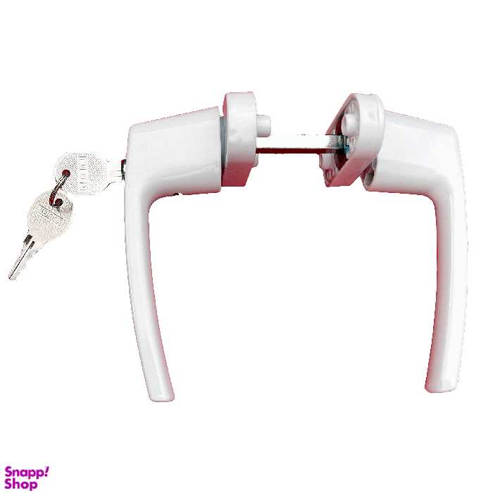 دستگیره پنجره یو پی وی سی مدل دو طرفه