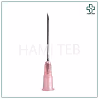 سر سوزن گیج 18 صورتی حلما طول 12 میل 150 عددی