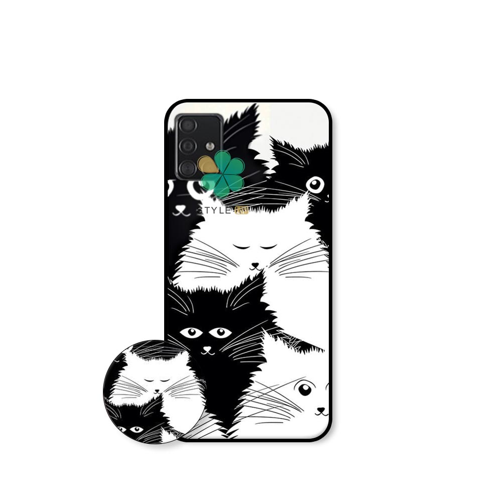 کاور گوشی سامسونگ Samsung Galaxy A71 طرح Smelly Cat