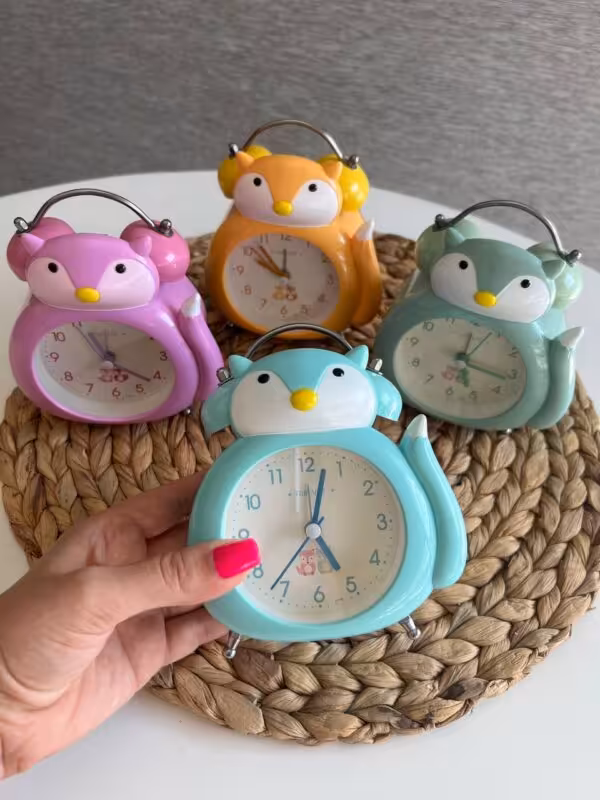 ساعت رومیزی- طرح سنجاب