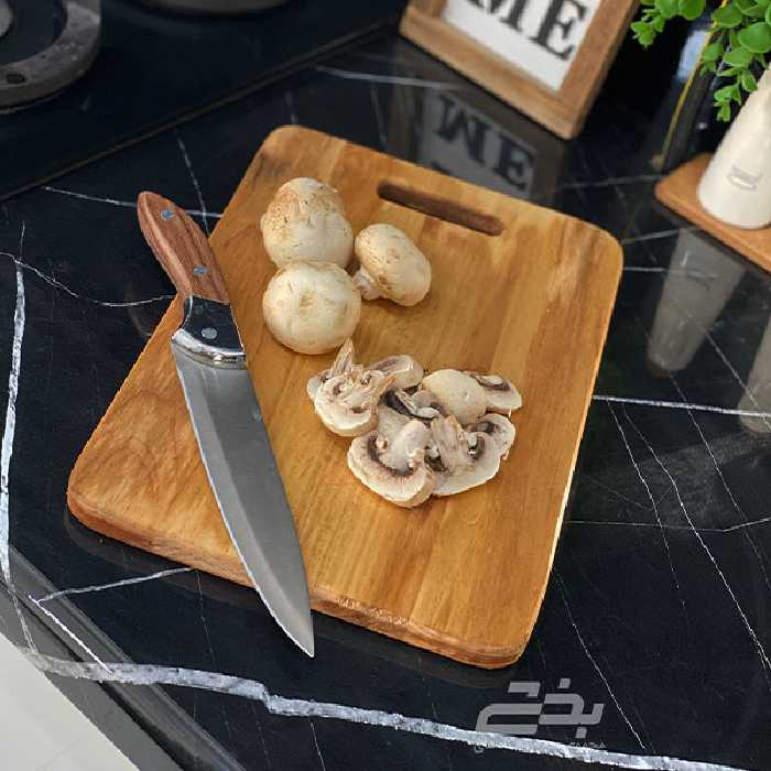 تخته گوشت چوبی دسته وسط