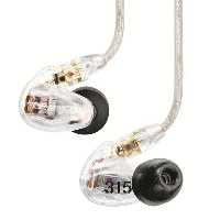 هدفون SHURE شور مدل SE315 شفاف - Hiappleir