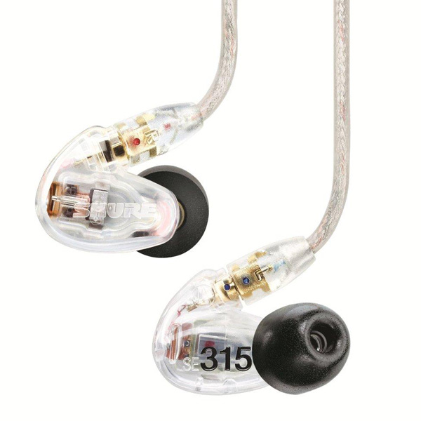 هدفون SHURE شور مدل SE315 شفاف - Hiappleir