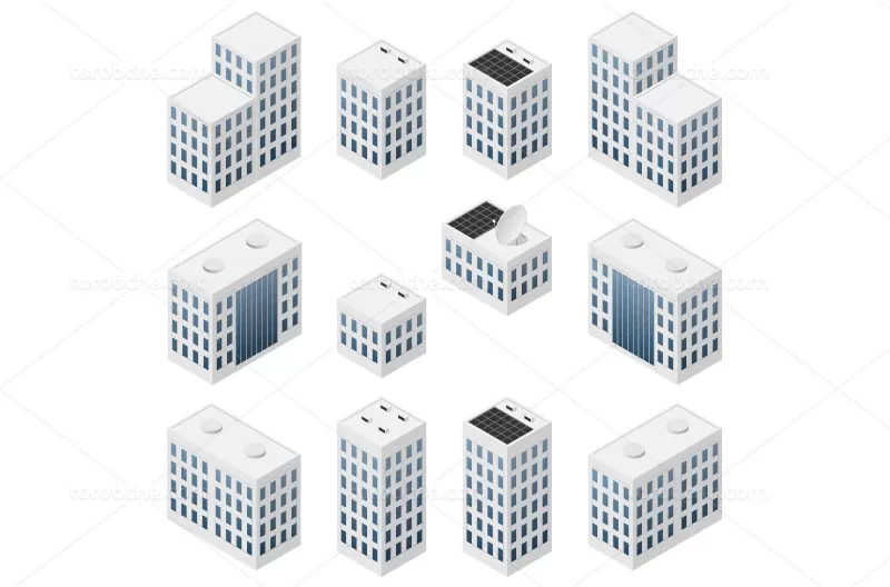 وکتور خانه و ساختمان | گرافیک با طعم تربچه