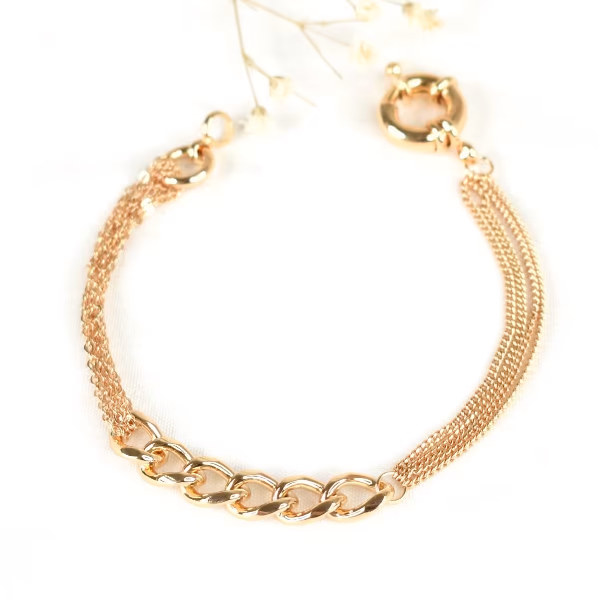 دستبند برند ژوپینگ طرح کارتیه کد 7733