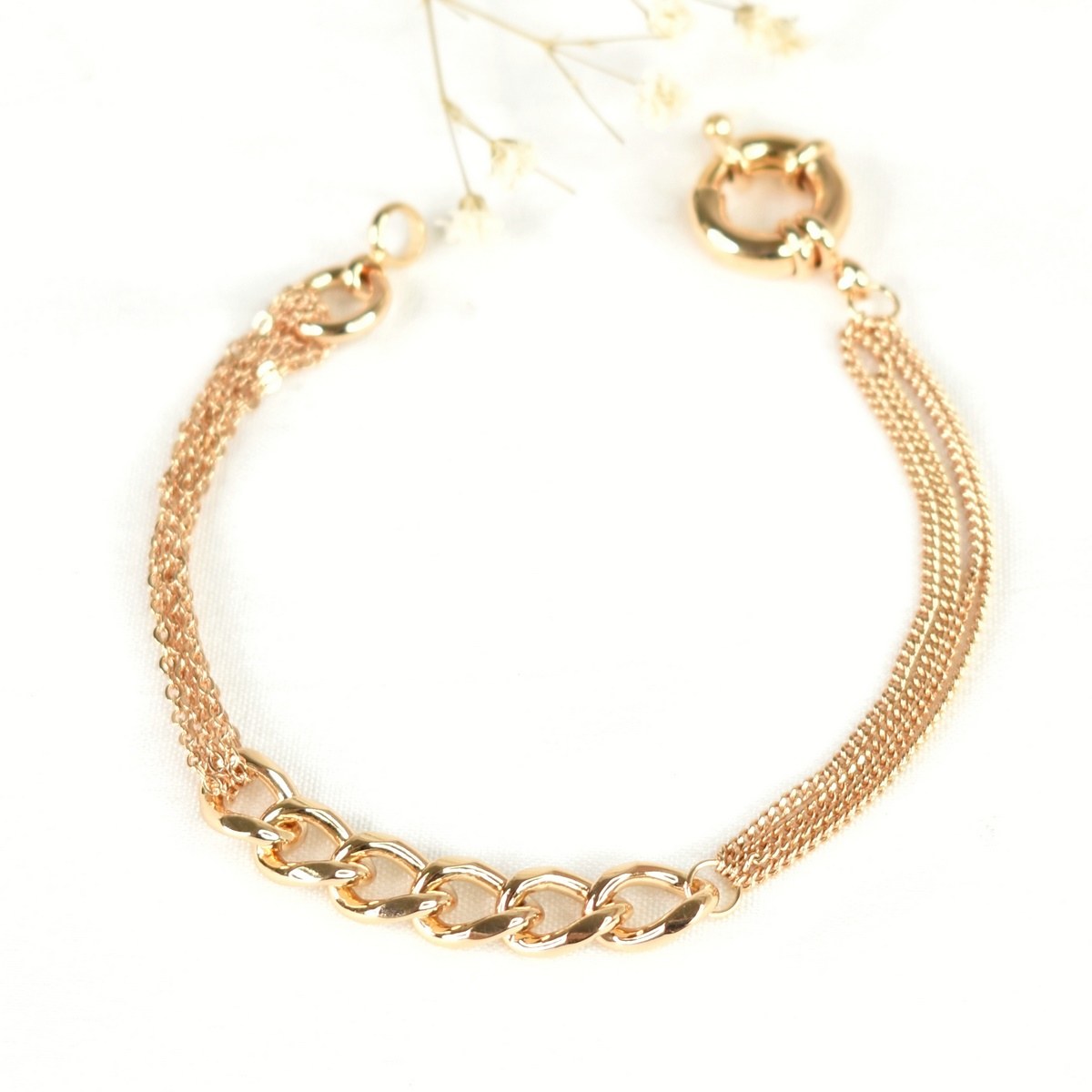 دستبند برند ژوپینگ طرح کارتیه کد 7733