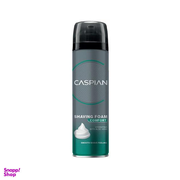 فوم اصلاح کاسپین (Caspian) مدل کامفورت حجم 200 میلی لیتر