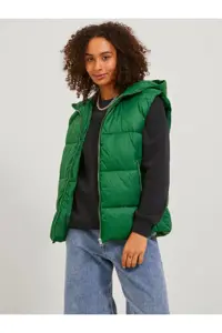 کاپشن نود زنانه Jack Jones Jxbillie Puffer Vest Otw Sn کت بژ 12238269 06 Jack &amp; Jones