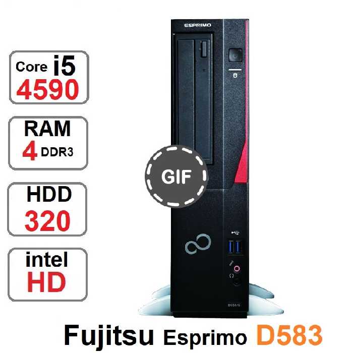 مینی کیس Fujitsu Esprimo D583 Core i5 4590