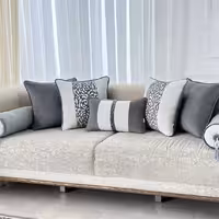 ست کوسن 7 عددی طرح رز طوسی کرم 