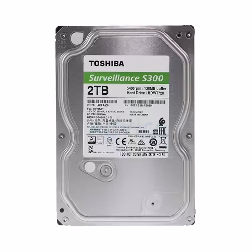 هارد اینترنال 2 ترابایت Toshiba مدل Surveillance S300