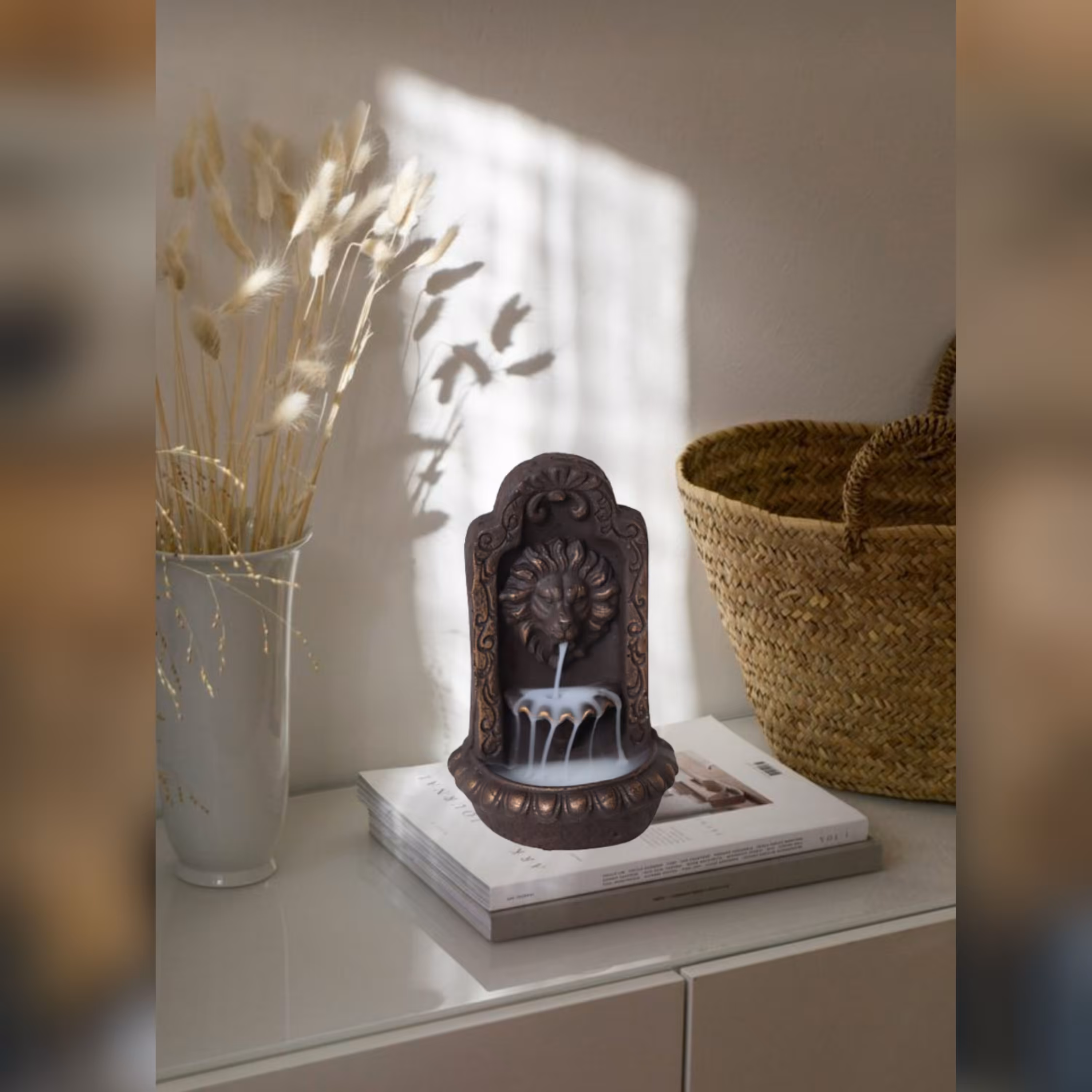 جاعودی آبشاری شیر سنگی بهمراه 5 عود مخصوص