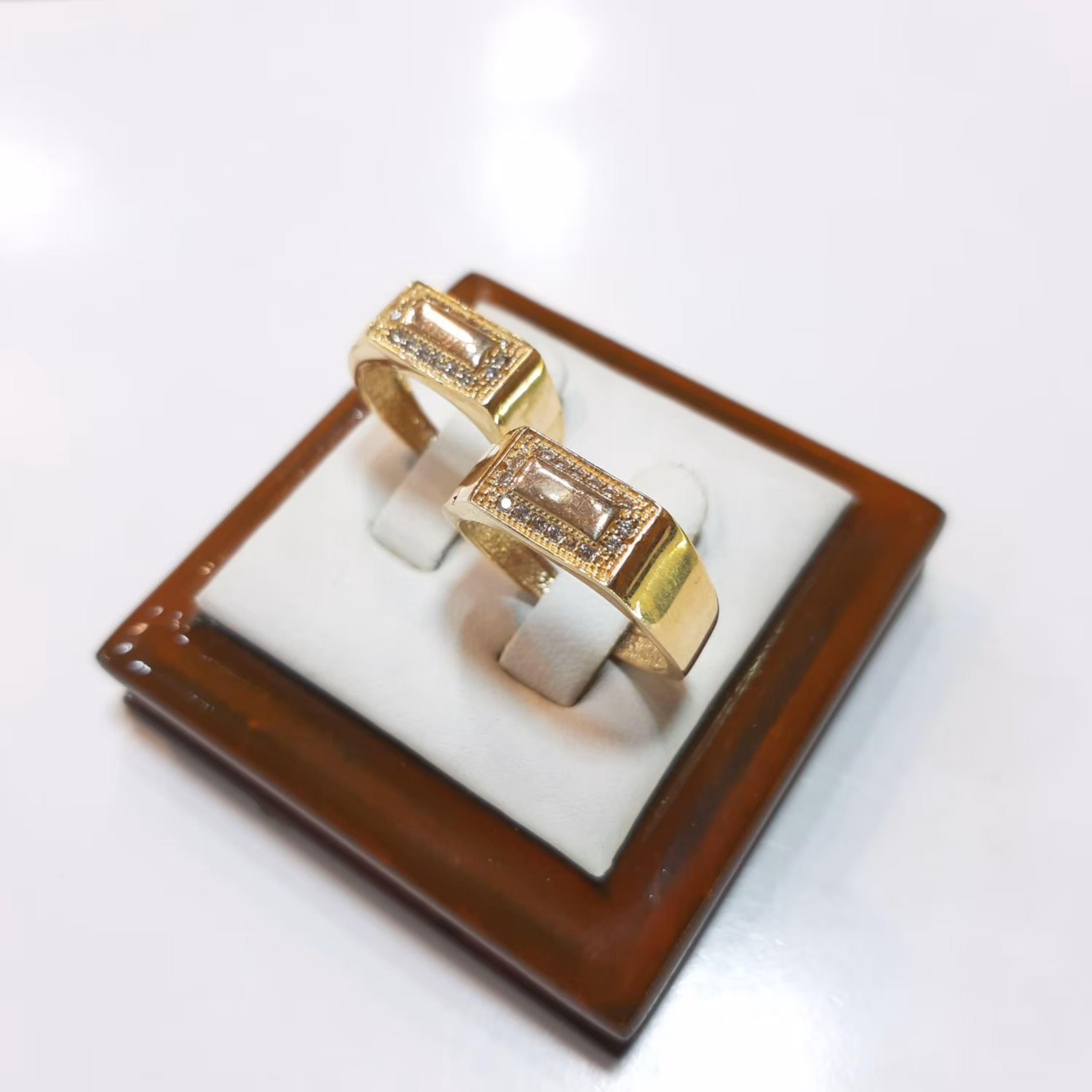 ست انگشتر زنانه و مردانه کد SL02 بازرگانی لطفی 