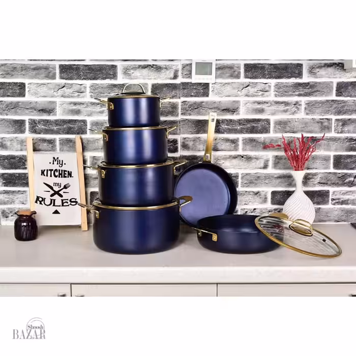 سرویس قابلمه 11 پارچه مدل گلکسی بی وی کی کد 714611