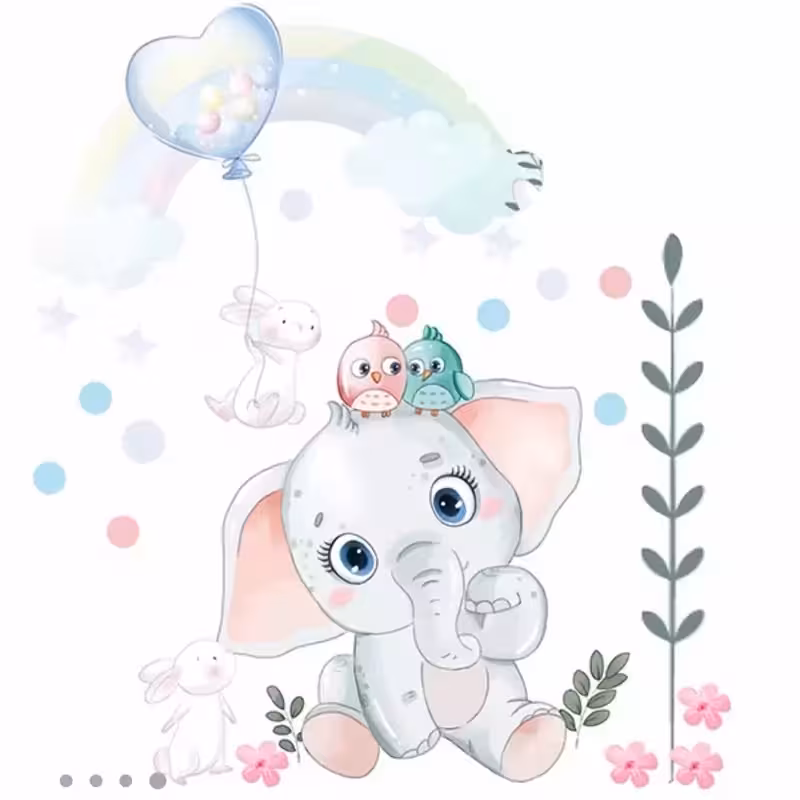 استیکر دیواری فیل