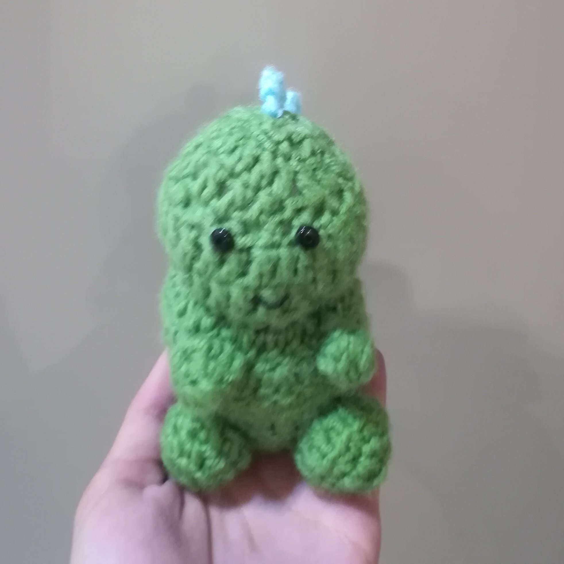 عروسک بافتنی دایناسور 