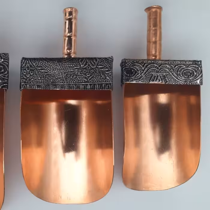 سرتاس مسی دسته دار سایز1