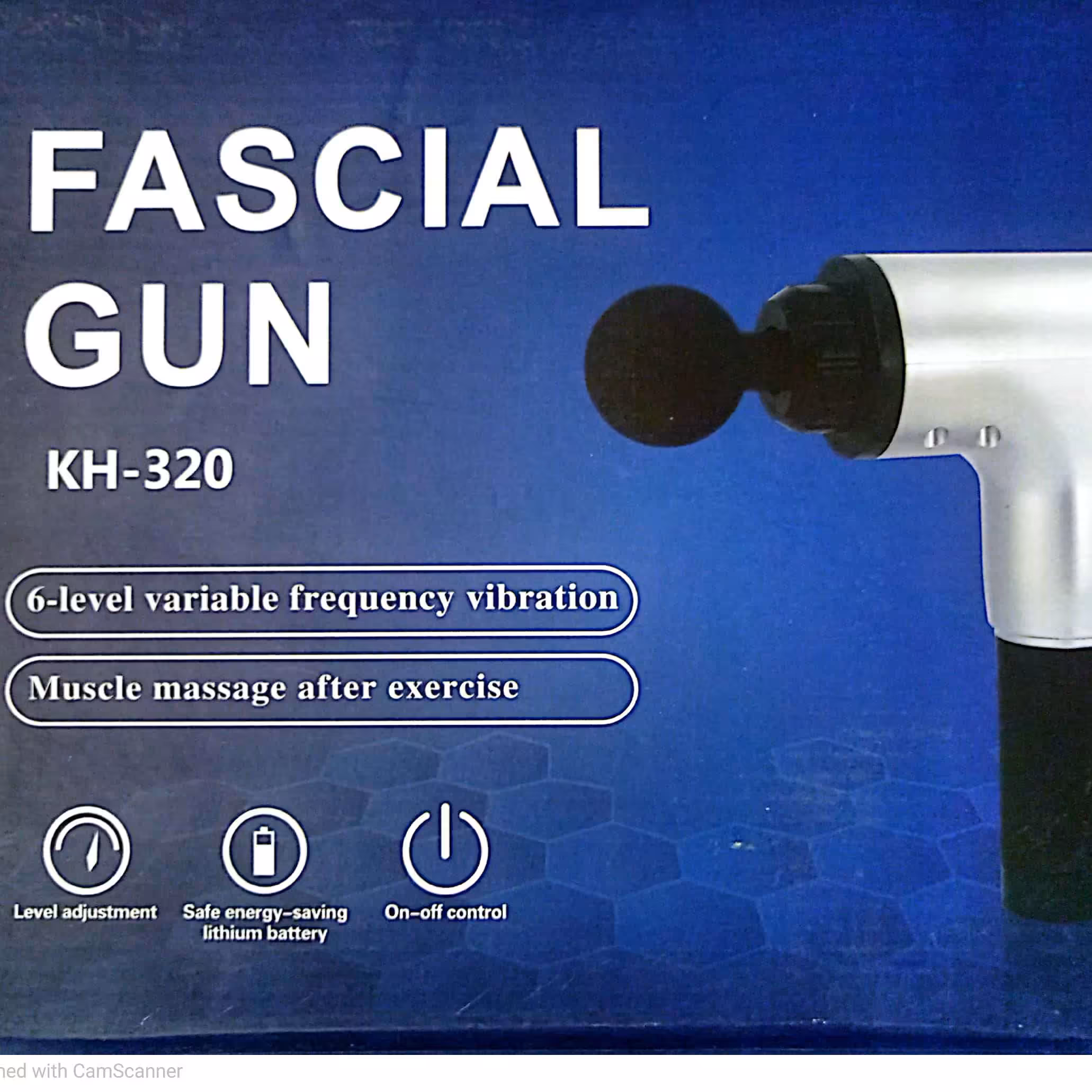 ماساژور  تفنگی Fascial Gun  مدل KH-320 دستگاهی منحصر به فرد دارای تمامی حالت ها