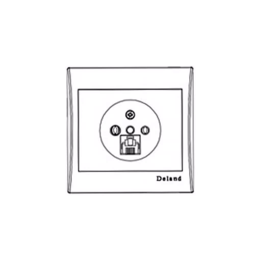 پریز تلفن دوکاره دلند مدل آرمان - قیمت و خرید | نت ران - Netran