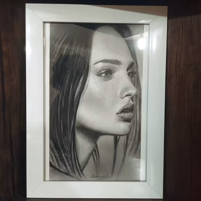 سفارش چهره سایز a4 )با قاب)