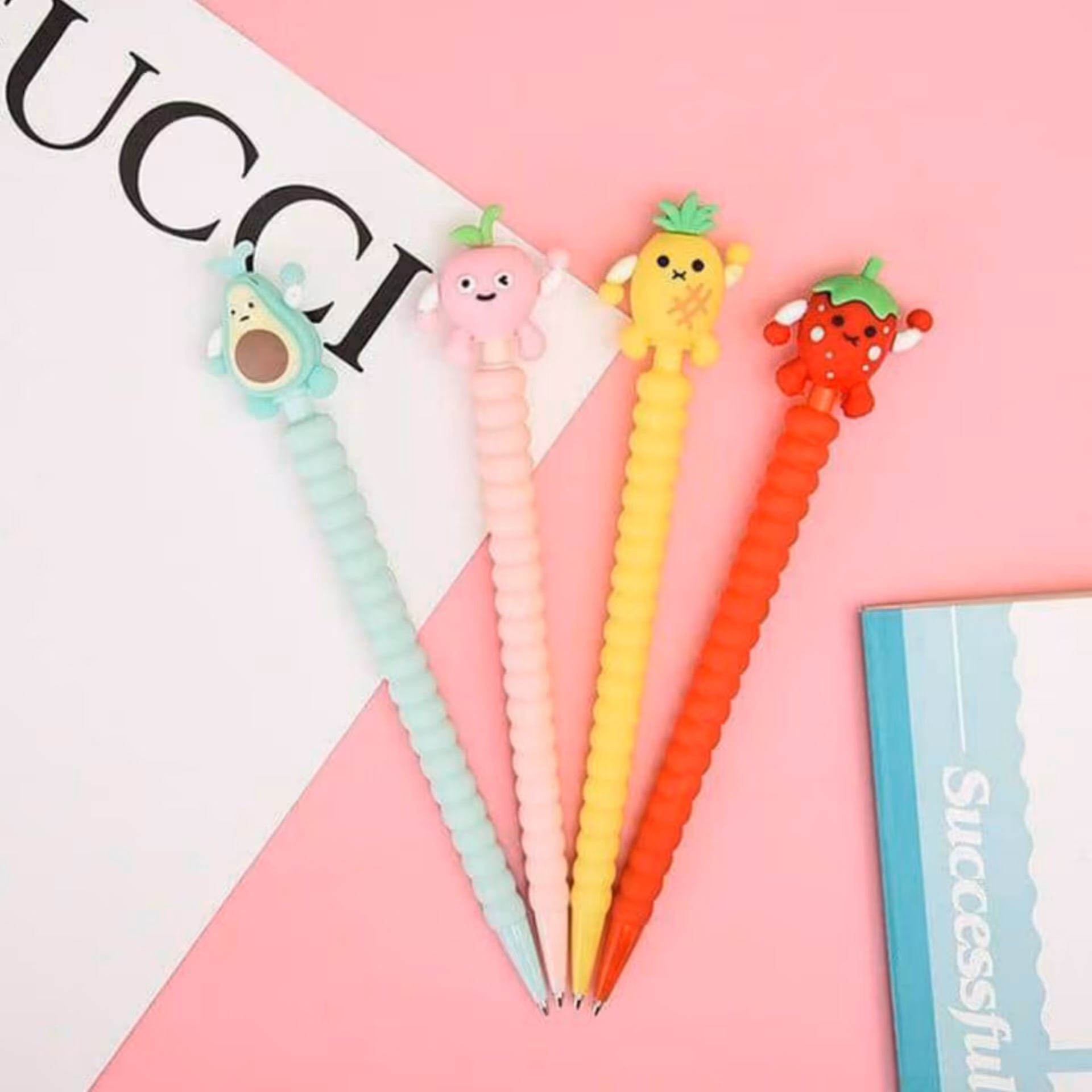 اتود سیلیکونی سبزیجات سایز 5دهم 4 طرح مختلف کیفیت عالی 