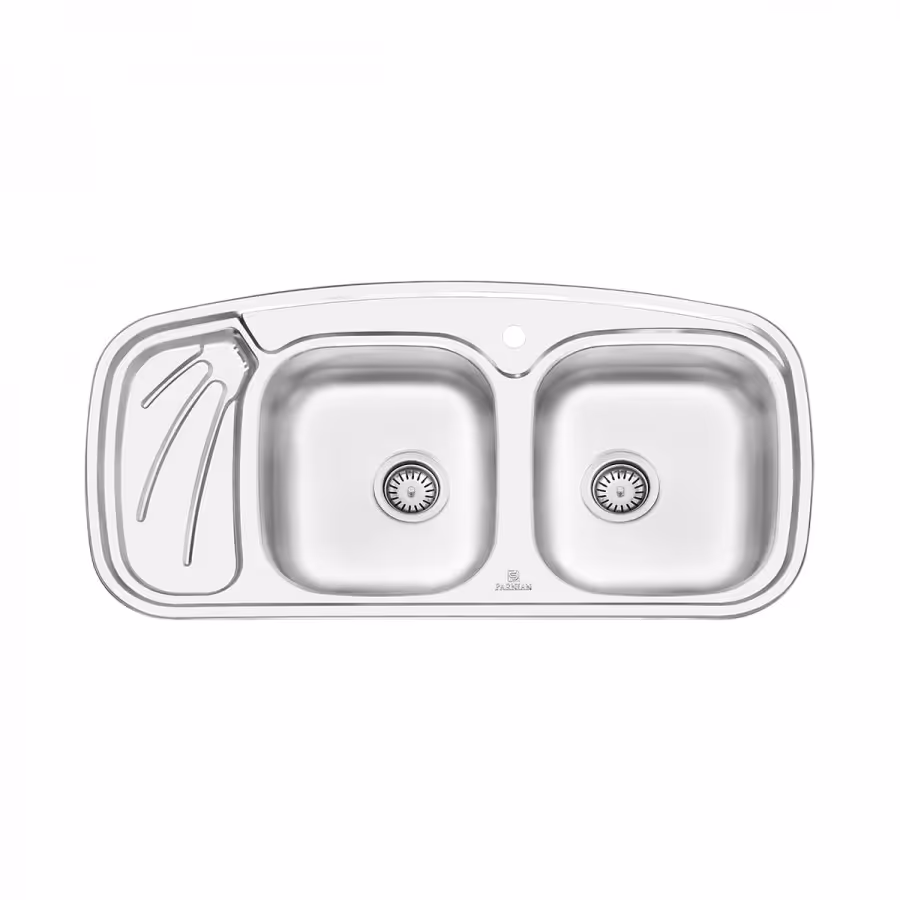 سینک نیمه فانتزی توکار پرنیان استیل مدل  PS 2205