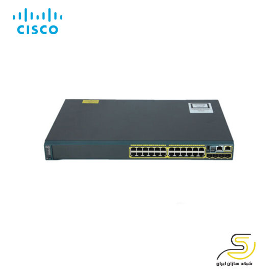 سوئیچ 24 پورت POE سیسکو مدل WS-C2960S-24PS-L ریفر