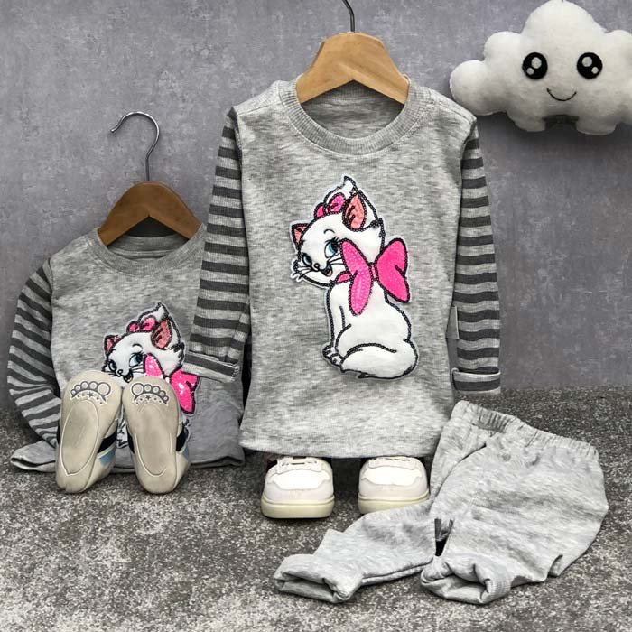 بلوز شلوارگربه ملوس😍😍😍