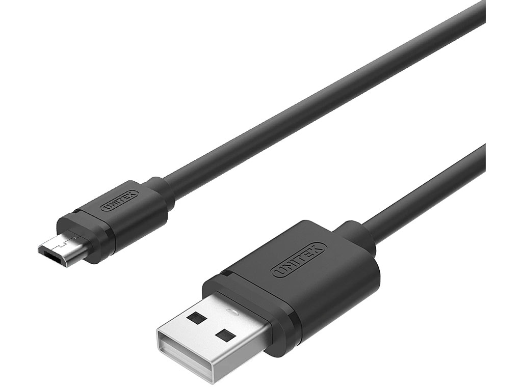 کابل شارژ و انتقال داده یو اس بی به میکرو یو اس بی 50 سانتی متری یونیتک Unitek Y-C454GBK USB to MicroUSB charging and data transfer cable