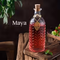 جا روغنی شیشه ای درب چوب پنبه ای