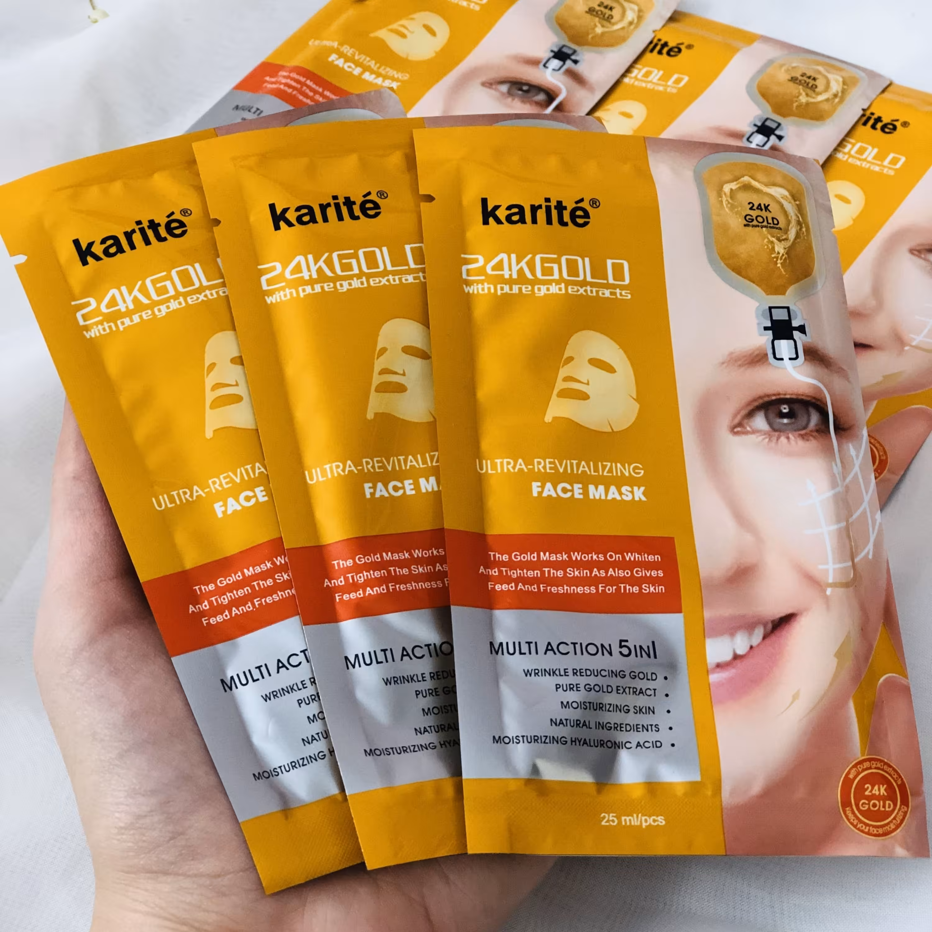ماسک ورقه ای طلا برند کاریته