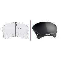 محصولات ضروری موتورسیکلت 100ALB BMW R نه T 14 19 YAMAHA XSR 700 16 20 900 پوشش باد Givi