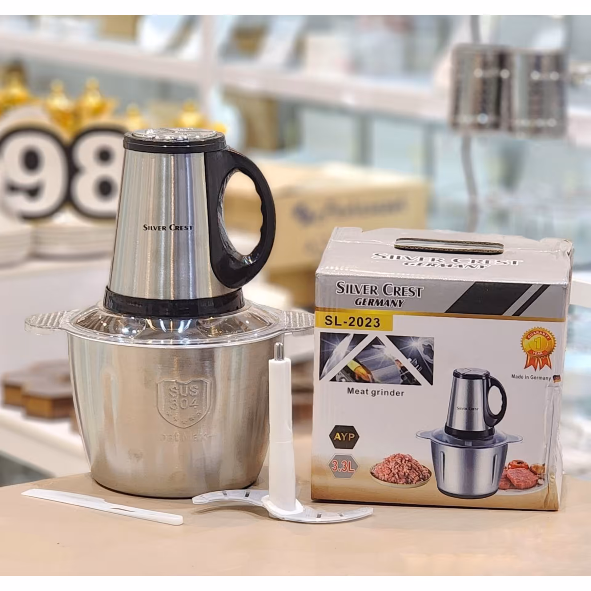 خردکن و غذاساز  استیل سیلور کرست silver crest