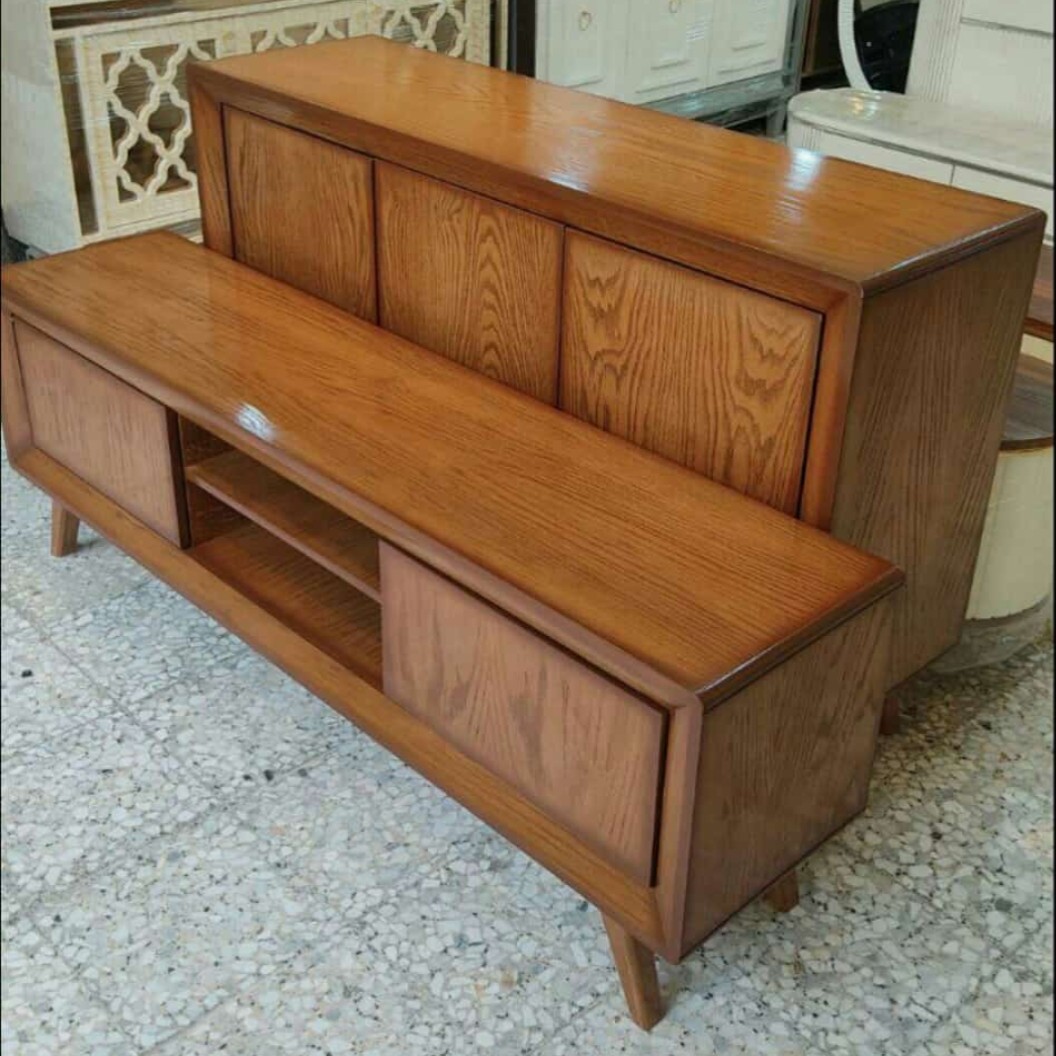آینه کنسول و میز ست ام دی اف روکشی