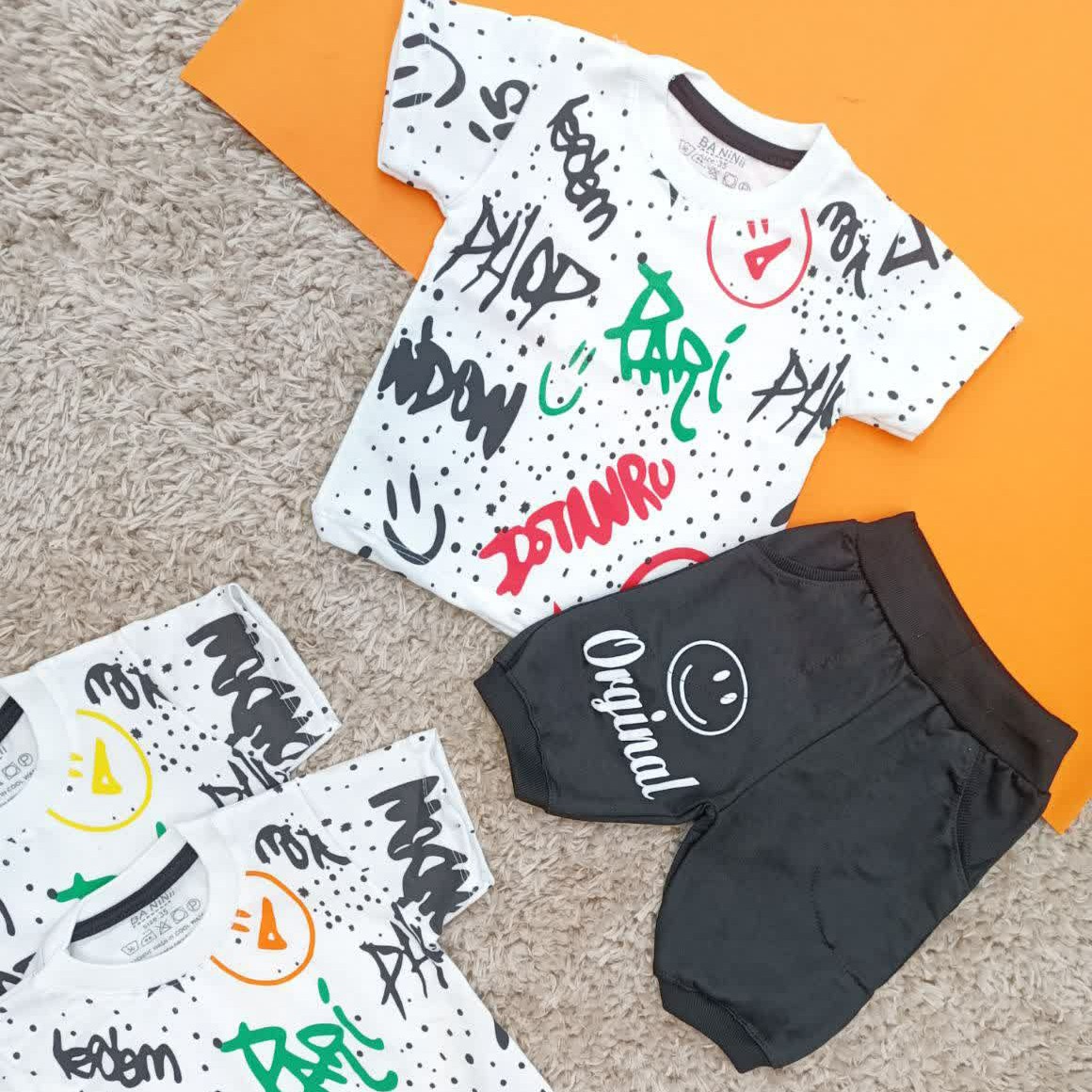 تیشرت شلوارک پسرانه 