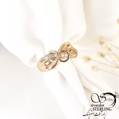 انگشتر برند ژوپینگ با حلقه متحرک کد 8160